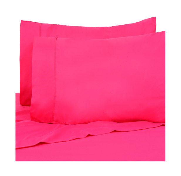 Bright Deep Pocket Hypoallergenic 4-Piece Sheet Set - Twin/Twin XL - Hot Pink