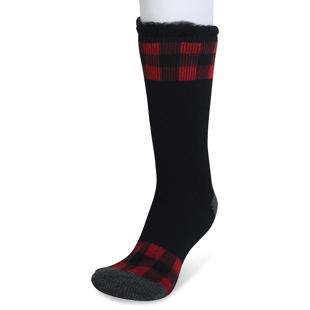 GaaHuu Women's 4x Brushed 2.7TOG Thermal Socks - buffalo check