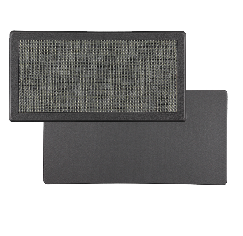 David Burke Hillside Oversized Anti-Fatigue Kitchen Mat - Charcoal - (2-Pack)