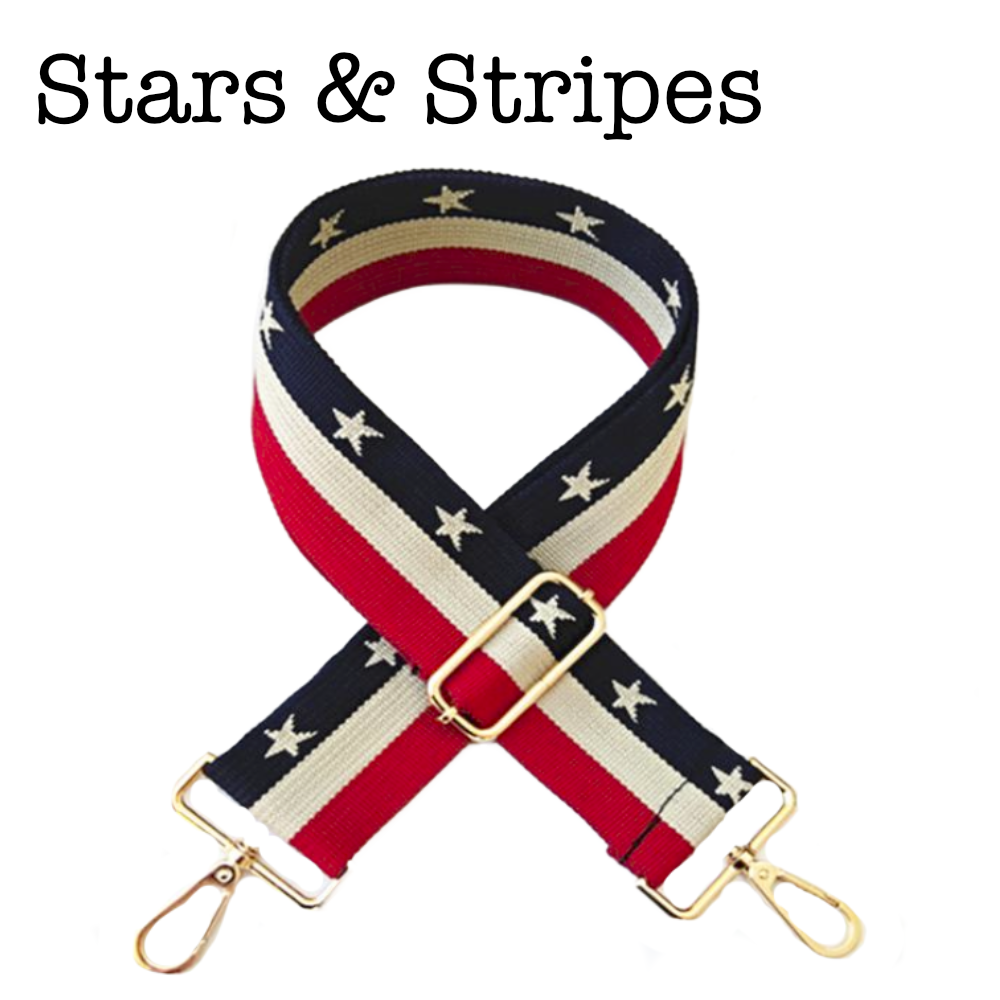 Bag Straps (24 Style Options) - Star & Stripes
