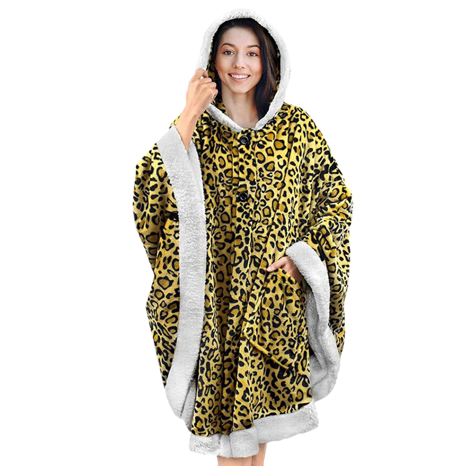 N'Polar Wearable Hoodie Blanket Wrap - N'Polar Wearable Hoodie Blanket Wrap LEO