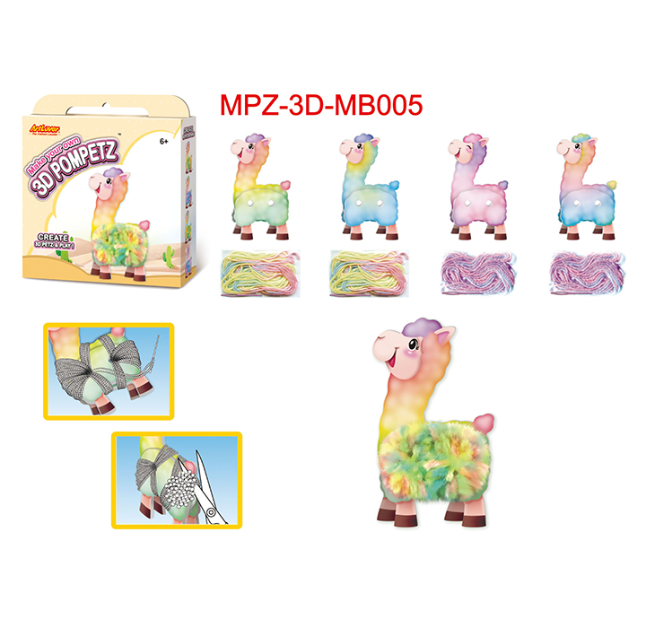 ArtLover® 3D Pompetz Art Kits - Llama