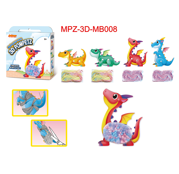 ArtLover® 3D Pompetz Art Kits - Dragon