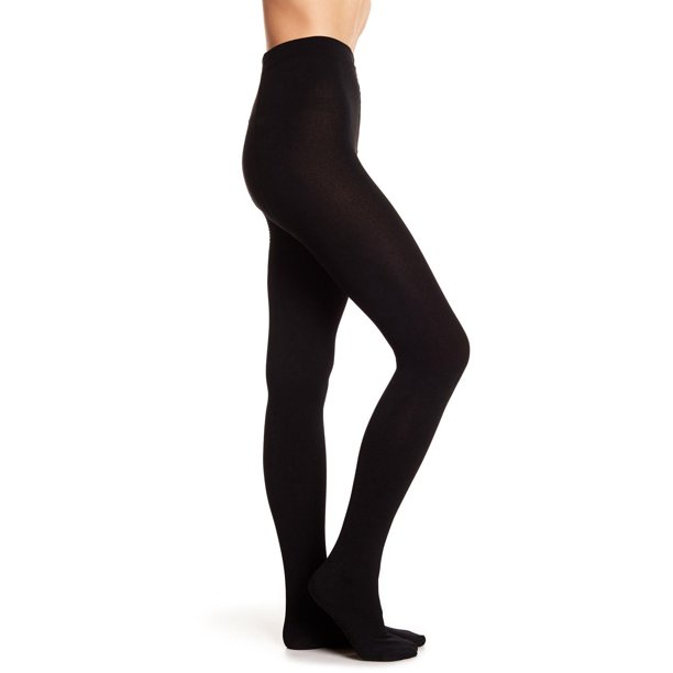Nicole Miller® Fleece-Lined Footed Tights or Leggings (2-Pack) - 2-Pack Footed (Black-S)