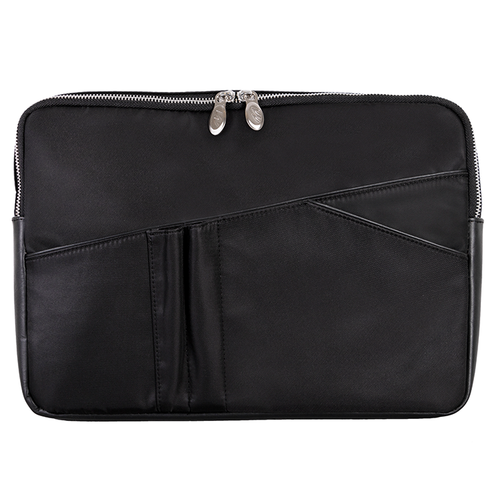 Auburn 15"" Nano Tech-Light Nylon Laptop Sleeve - Black