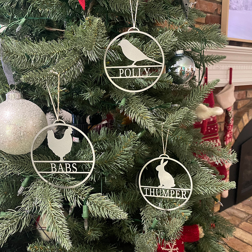 Personalized Pet Christmas Tree Ornaments - #3 Bird - My Favorite Pet Ornament