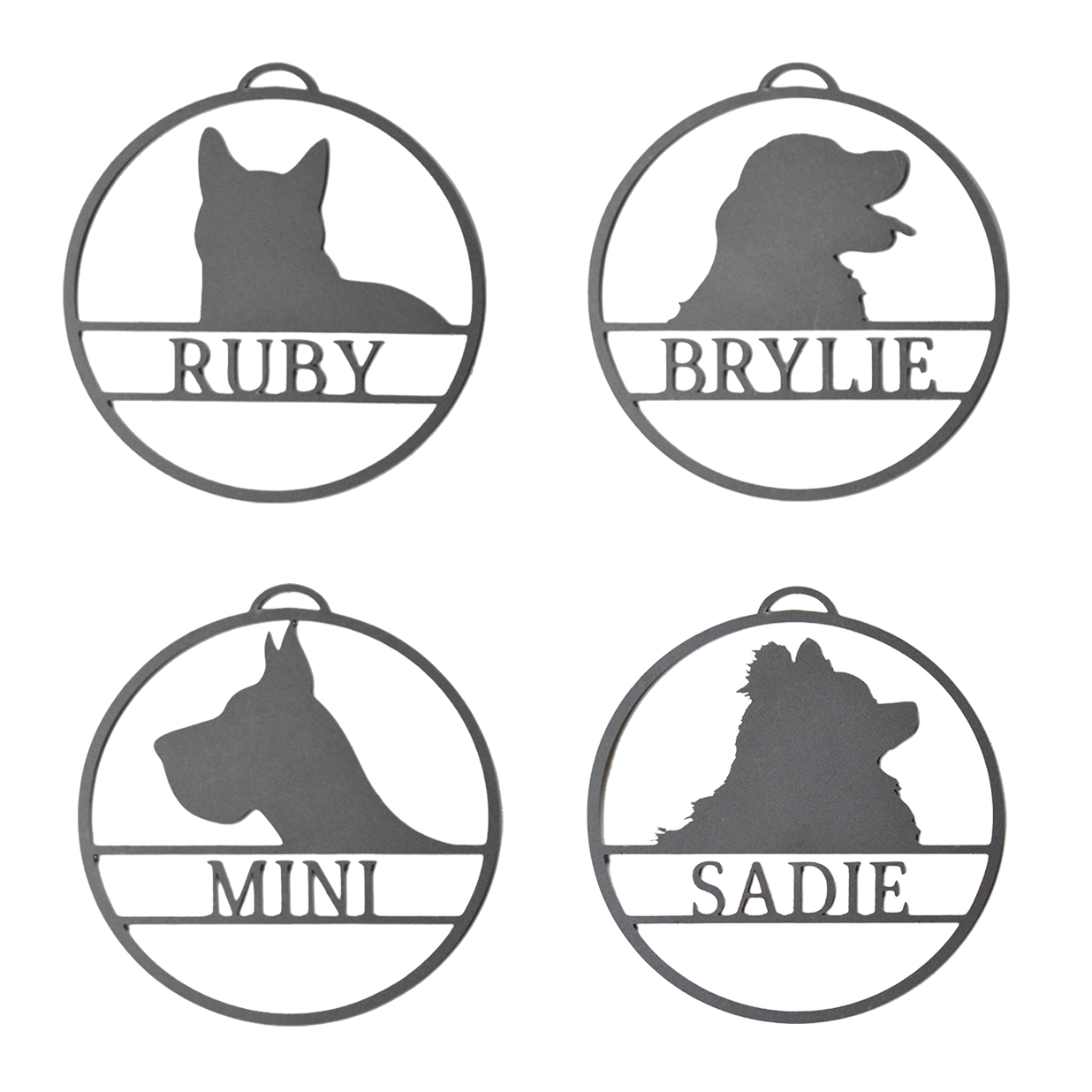 Personalized Pet Christmas Tree Ornaments - #8 Cat Head - My Favorite Pet Ornament