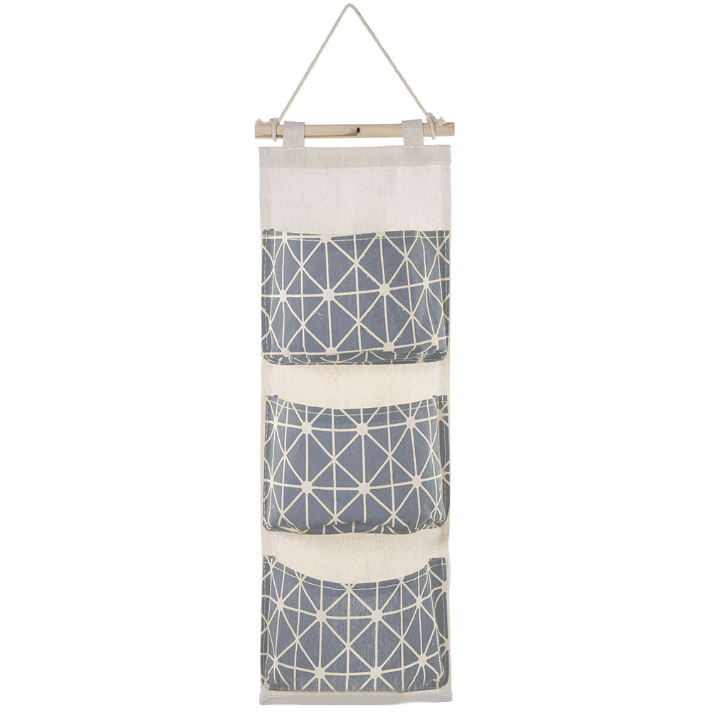 3-Pocket Wall-Hanging Storage Organizer - iMounTEK 3-Pocket Wall Storage GRY