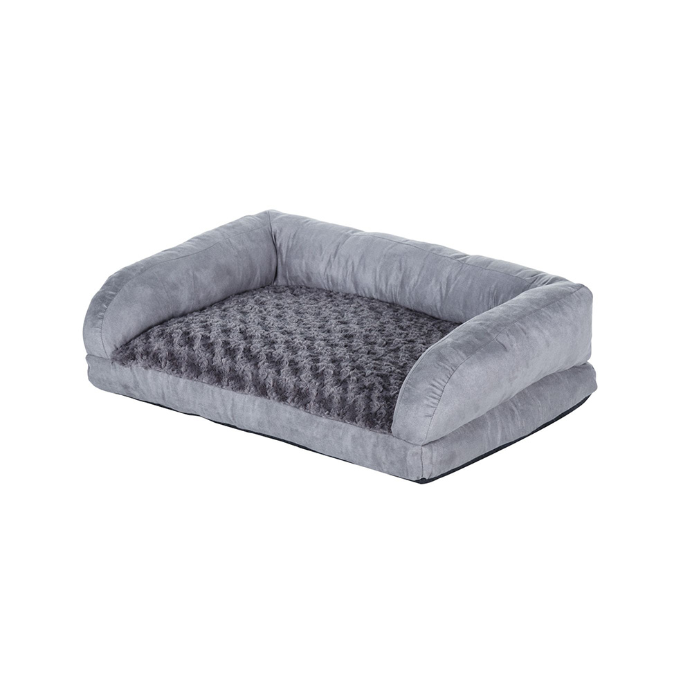 Memory Foam Dog Bed Cushion - Grey Small