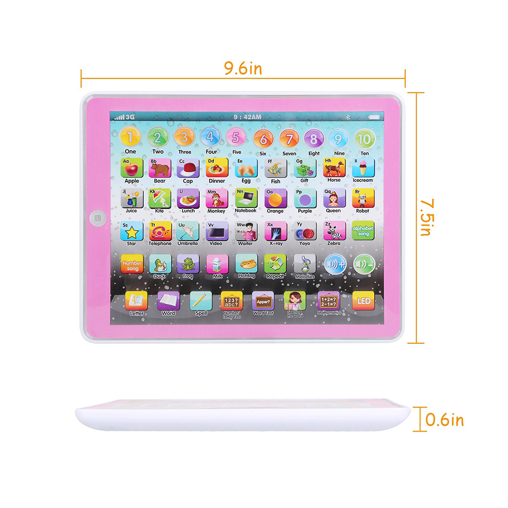 iMounTEK® Kids' Educational Tablet Toy - iMounTEK Kids Educational Tablet Toy PNK