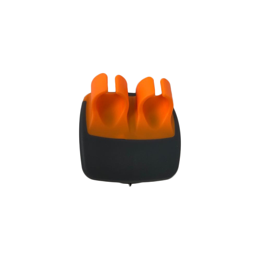 Stainless Steel Vegetable/Fruit Palm Peeler - Orange