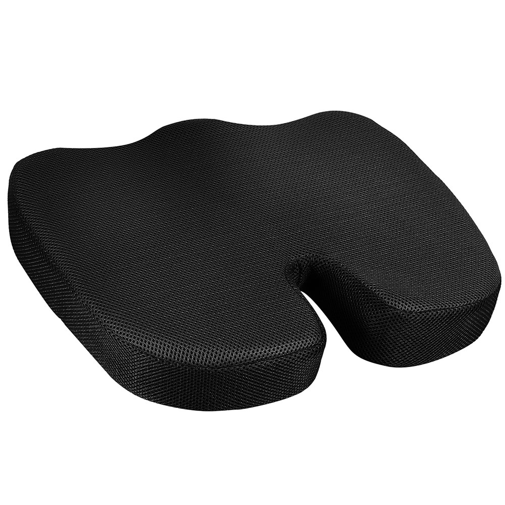 NewHome™ Memory Foam Seat Cushion - NewHome Memory Foam Seat Cushion BLK
