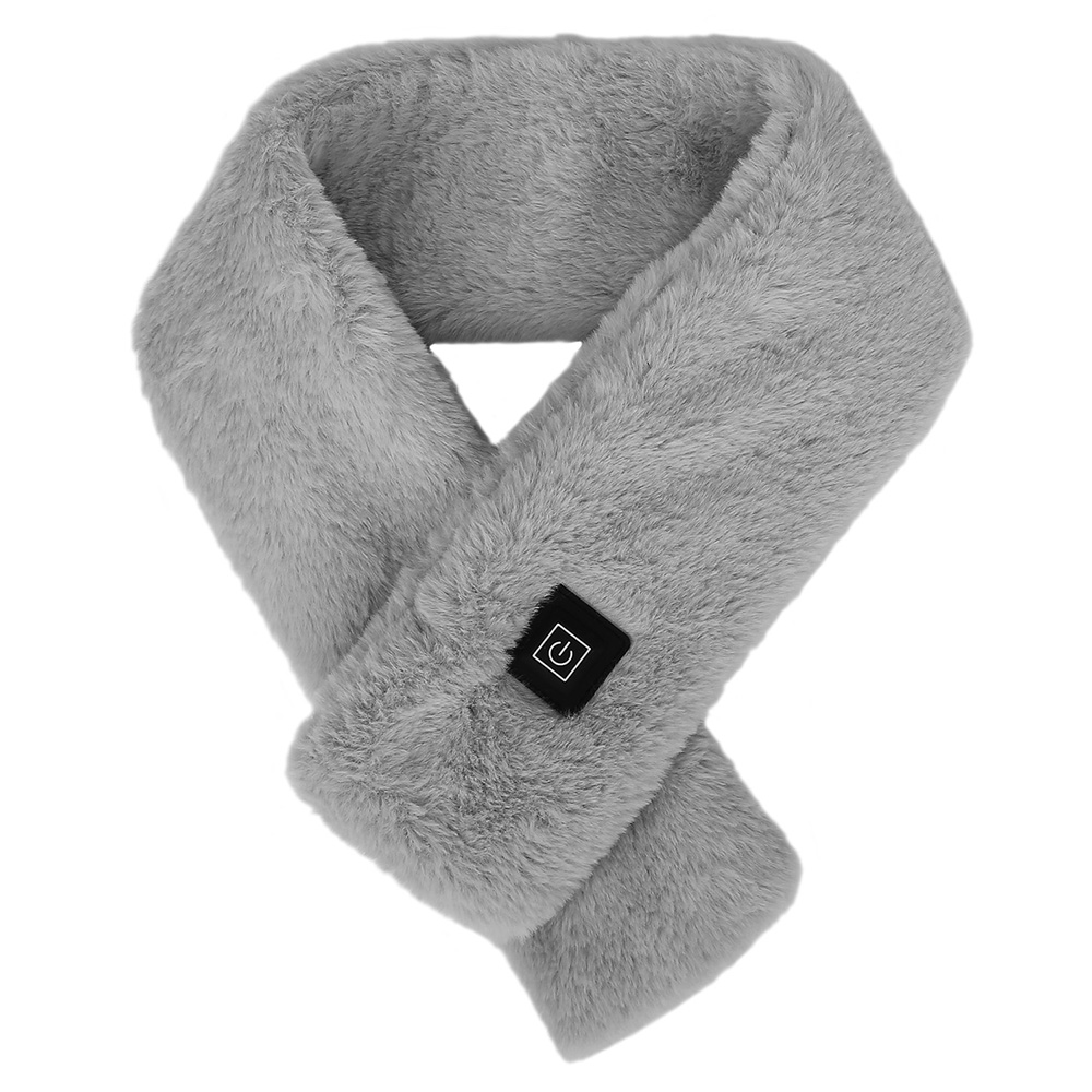 N'POLAR™ USB Electric Heated Scarf (Requires Power Bank) - N'POLAR USB Electric Heated Scarf GREY