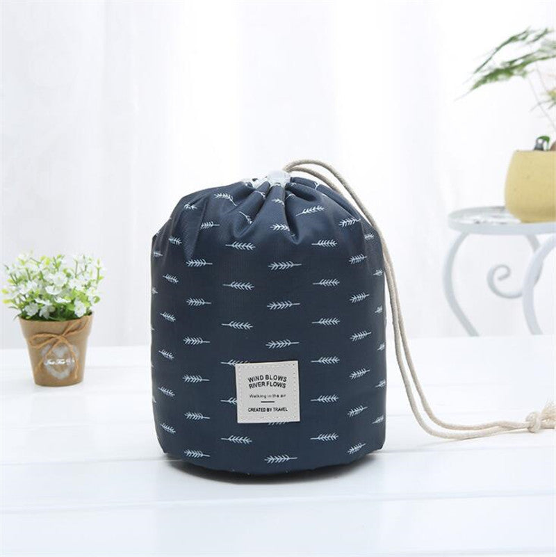 Portable Cosmetic Travel Bag - Blue Arrow