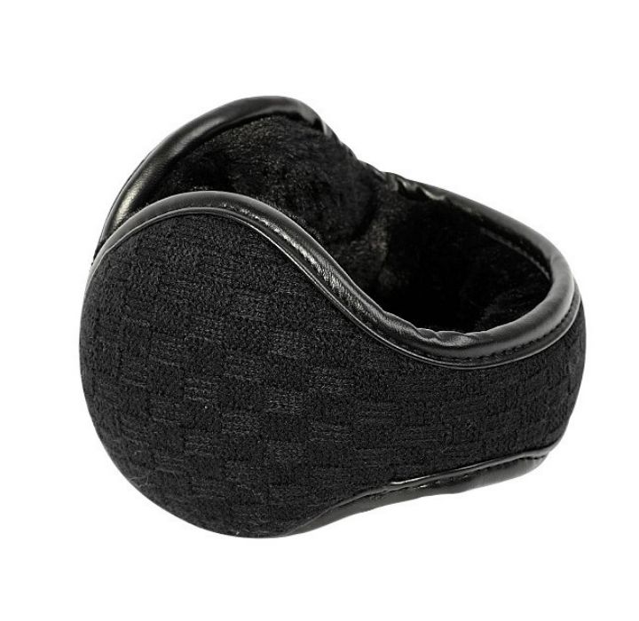 Foldable Ear Warmers - Black