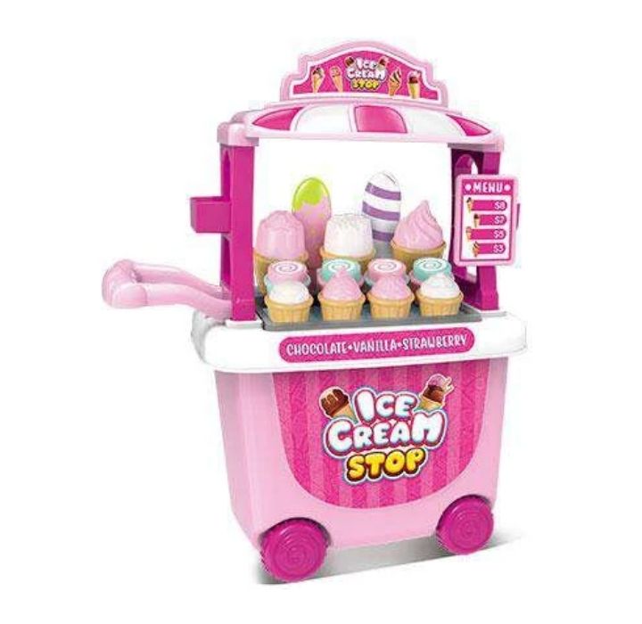 Kids' Food Cart Playset - Ice Cream Cart Playset