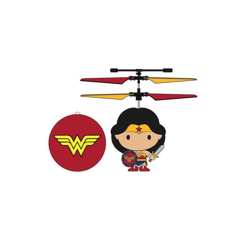 DC Licensed Flying Heli-Ball with USB Charger - Wonder Woman