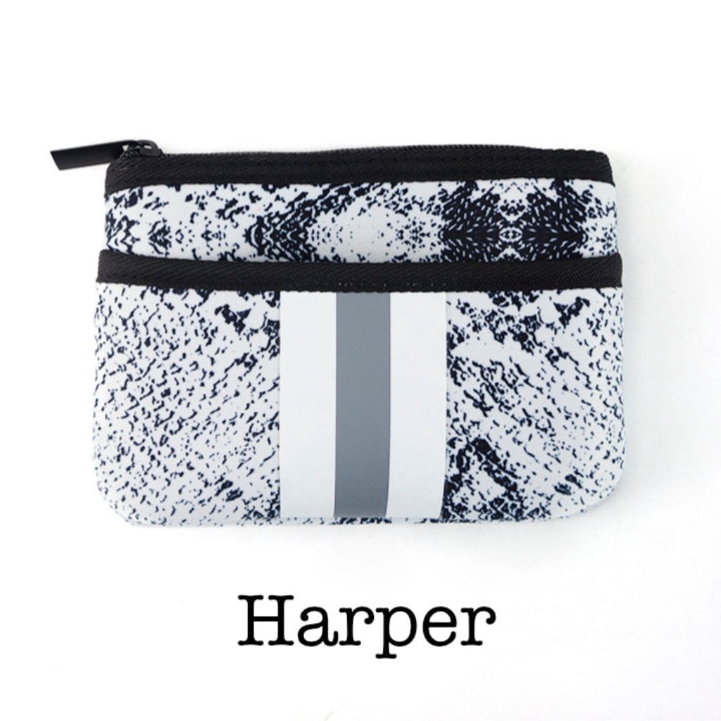 Neoprene Key Clutch Purse - Harper