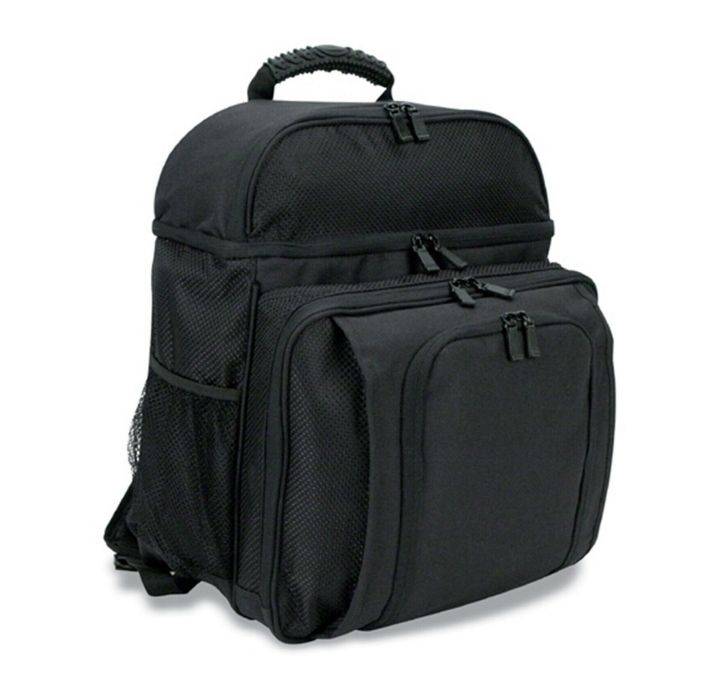 Water-Resistant Travel Pack with 15” Laptop Compartment - Black