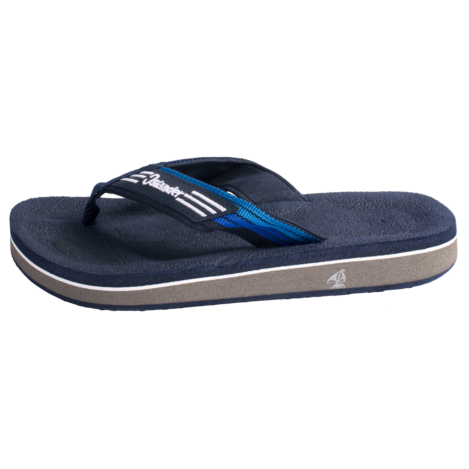Islander All-Weather Flip-Flop Sandals - Navy - M6/W8