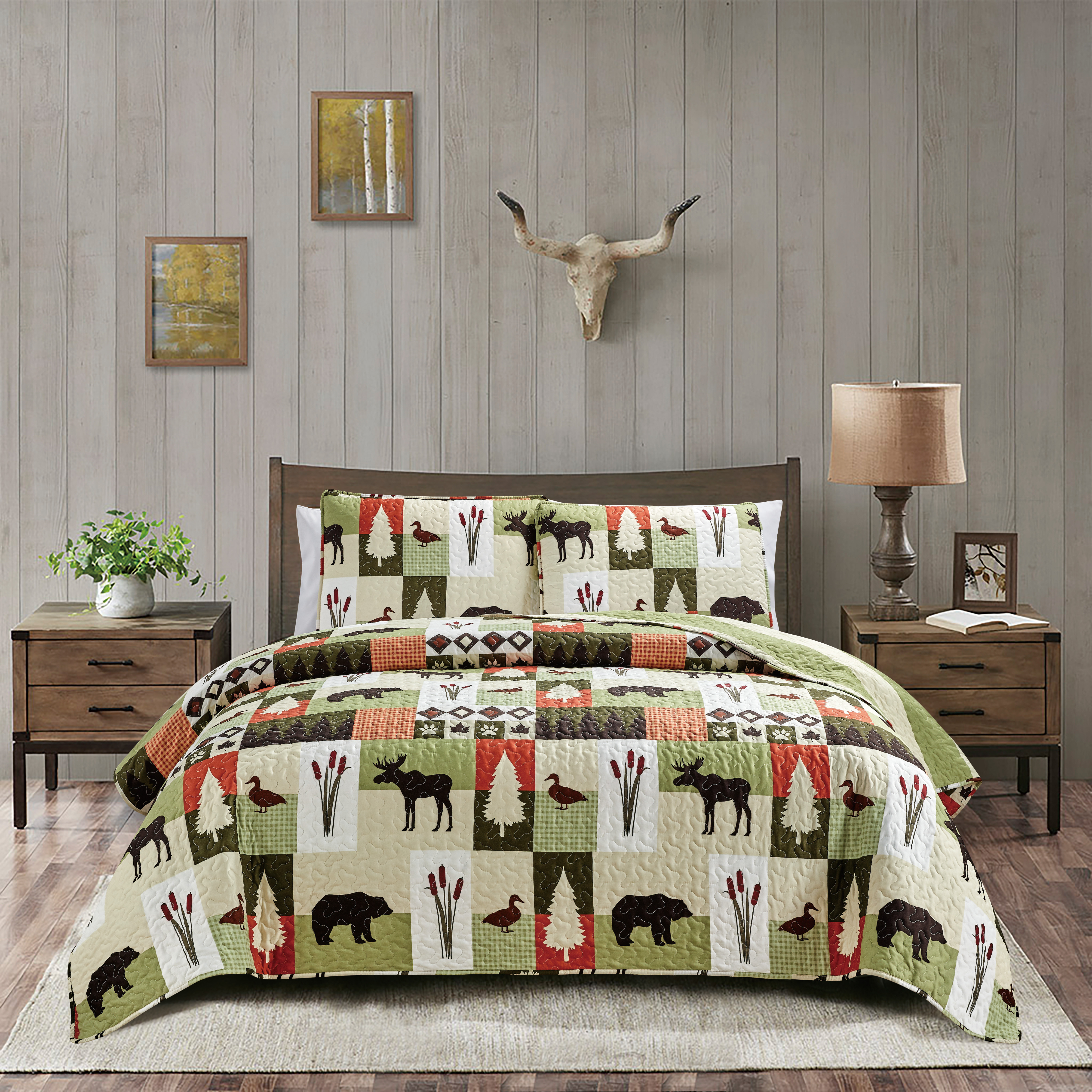 Redwood Quilt Set - Twin