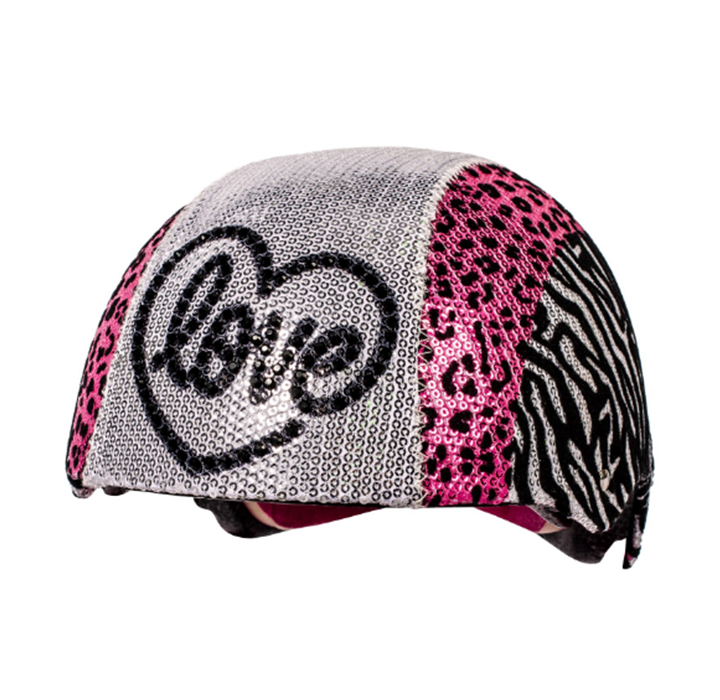 Raskullz Glam Gear Kids Bicycle Helmet - LOVE