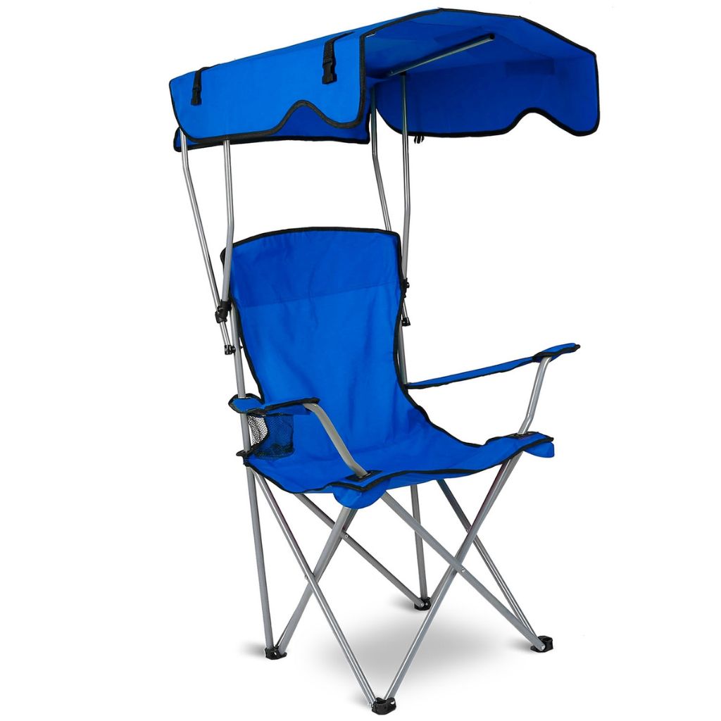 Foldable Beach Canopy Chair - Blue