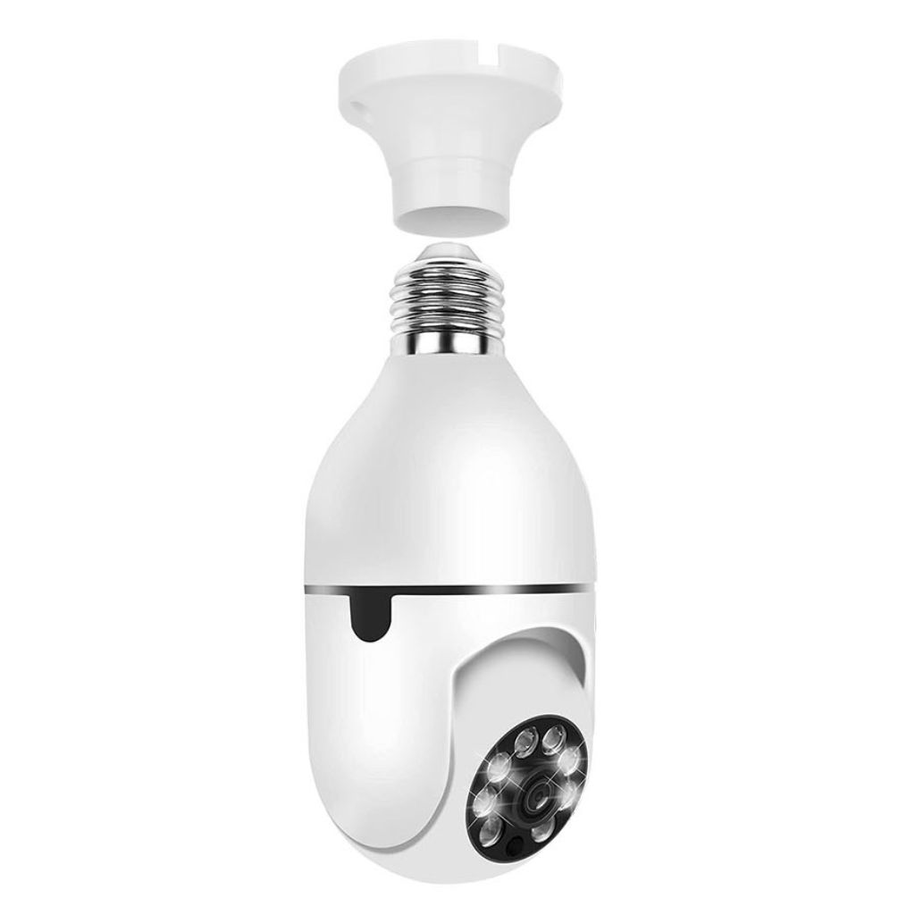 E27 Wi-Fi Bulb Security Camera - White