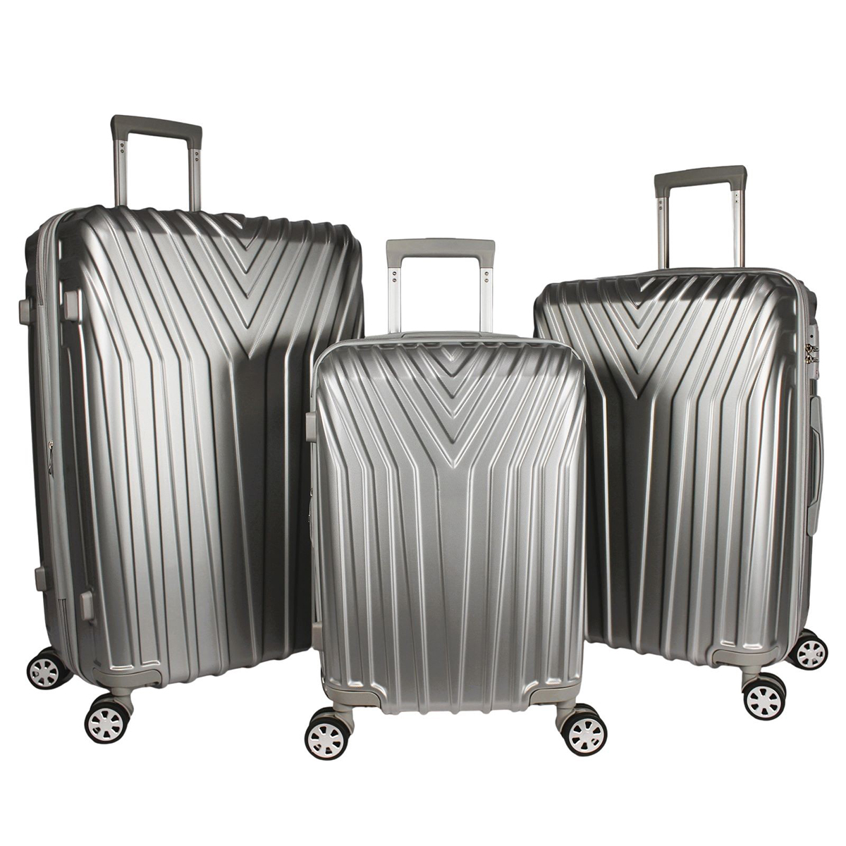 Photos - Luggage World Traveler Hardside 3-Piece Spinner  Set by World Traveler™, 