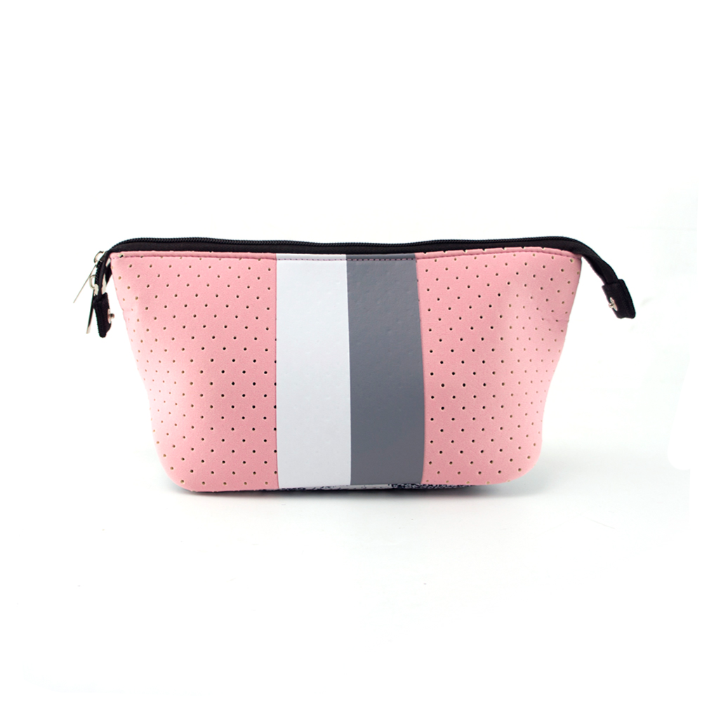 Neoprene Cosmetics Bag - Heather