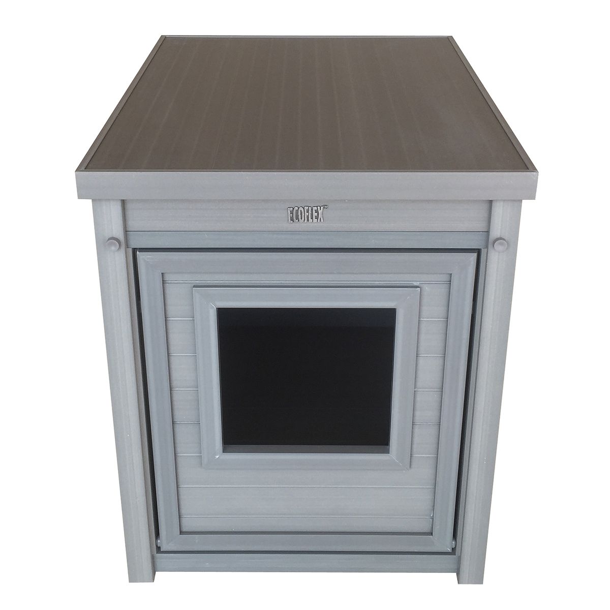 Litter Loo® ECOFLEX Cat Litter Box Cover, End Table - Grey
