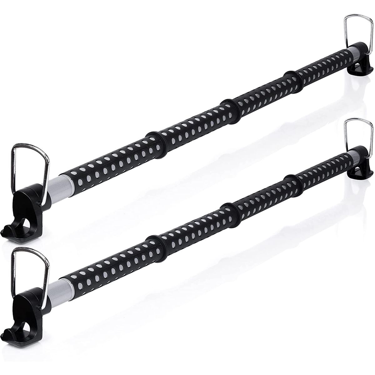 Zone Tech® Car Expandable Clothes Hanger Bar (1- Or 2-Pack) - Car Expandable Clothes Hanger Bar- 2pk