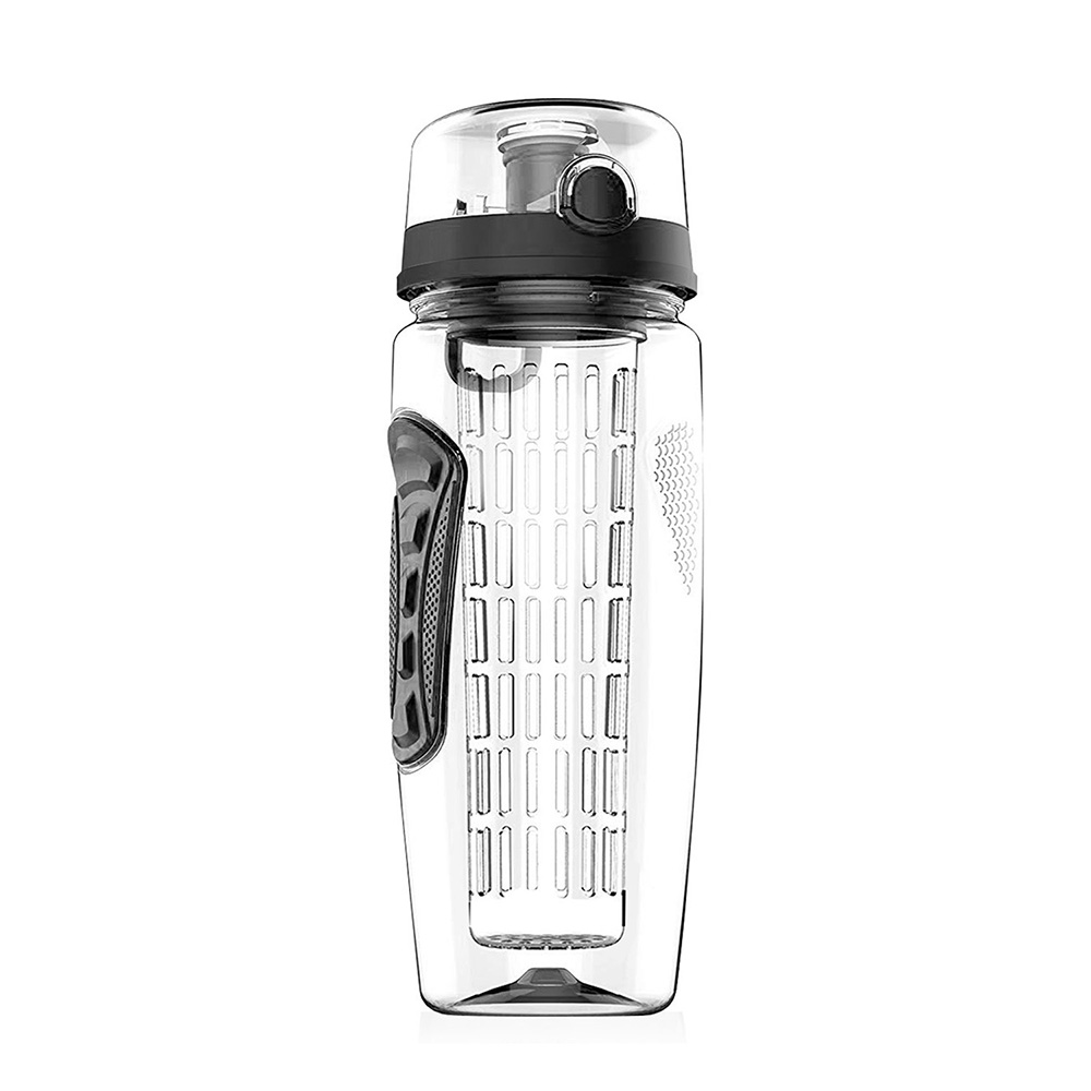 32-Ounce Fruit Infuser Water Bottle - iMounTEK 32OZ Fruit Infuser Bottle BLK