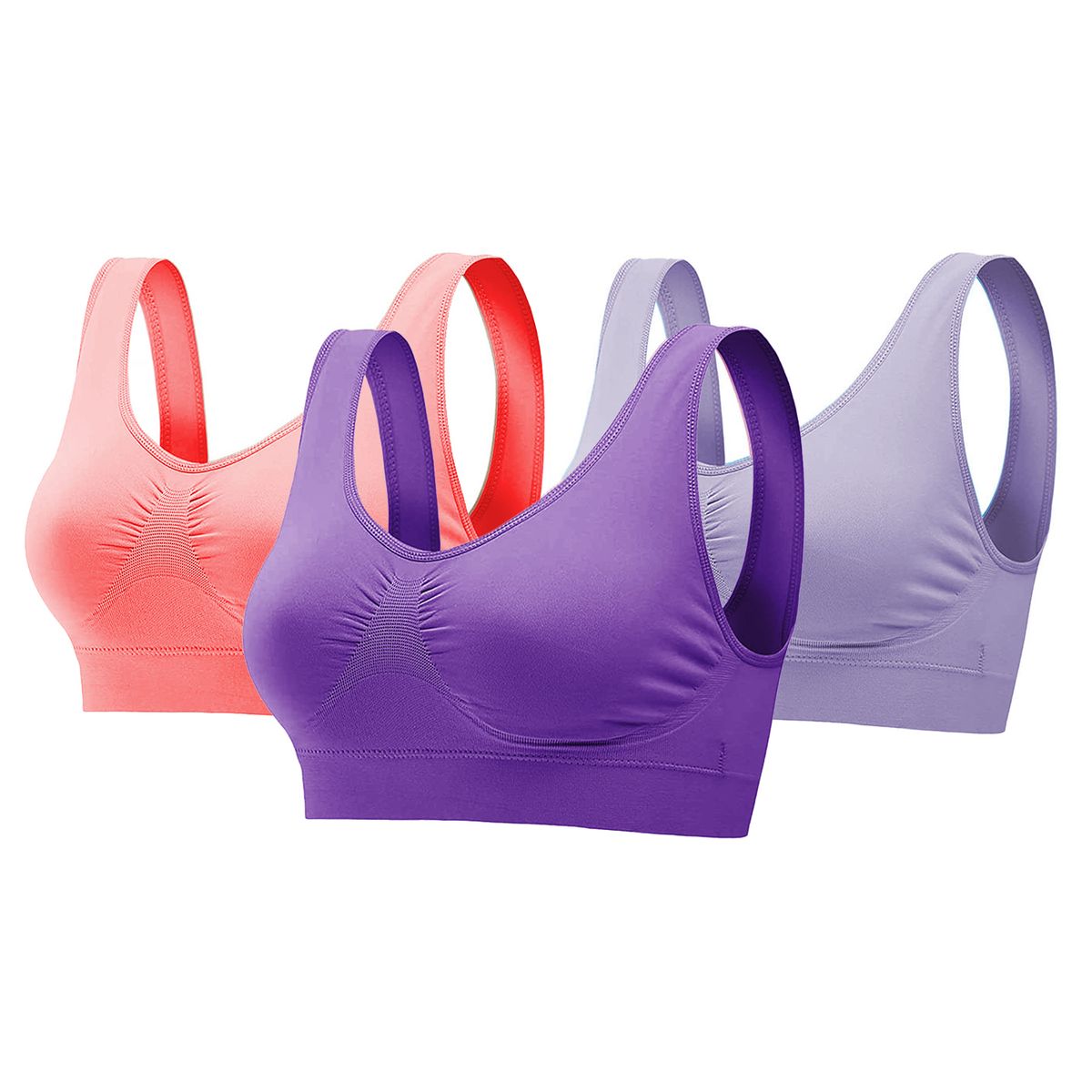 N'Polar™ Sport Bras (3-Pack) - NPolar 3 Pack Sport Bras RED XL
