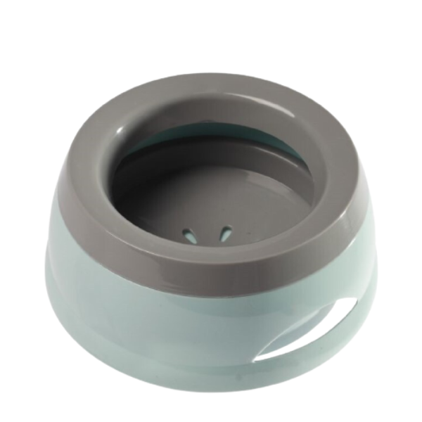 No Spill Dog Water Bowl for Home and Travel - No Spill Dog Water Bowl Blue