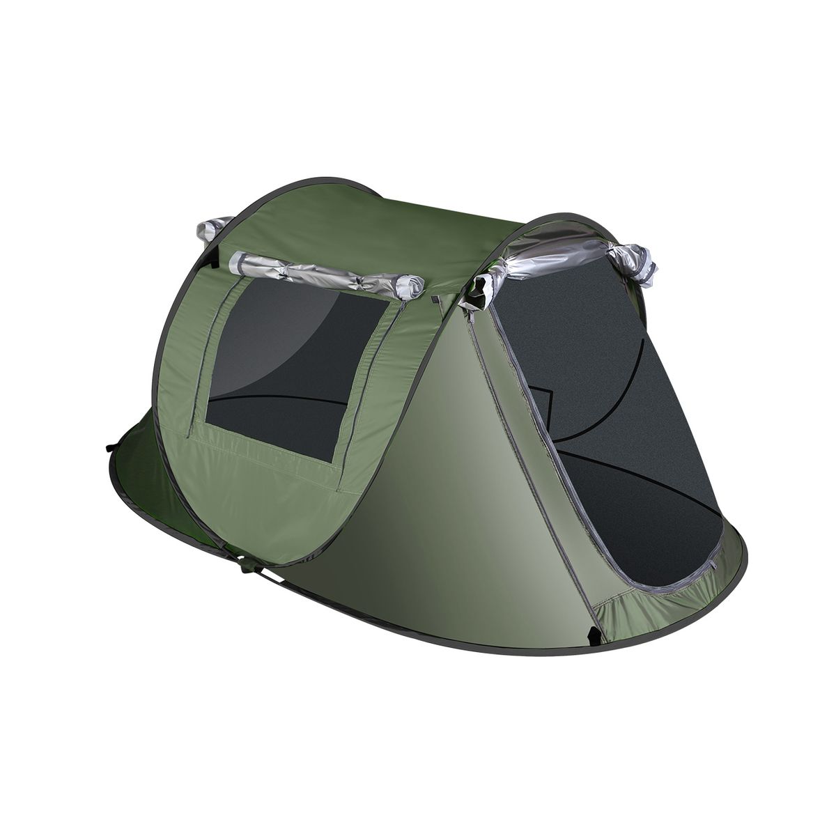 LakeForest® Automatic Pop-up Camping Tent - LakeForest Pop Up Tent 3-4 Person
