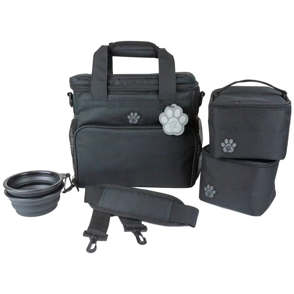 TY® Pet Travel Backpack with Travel Essentials - TY-PetTravelBag-Black