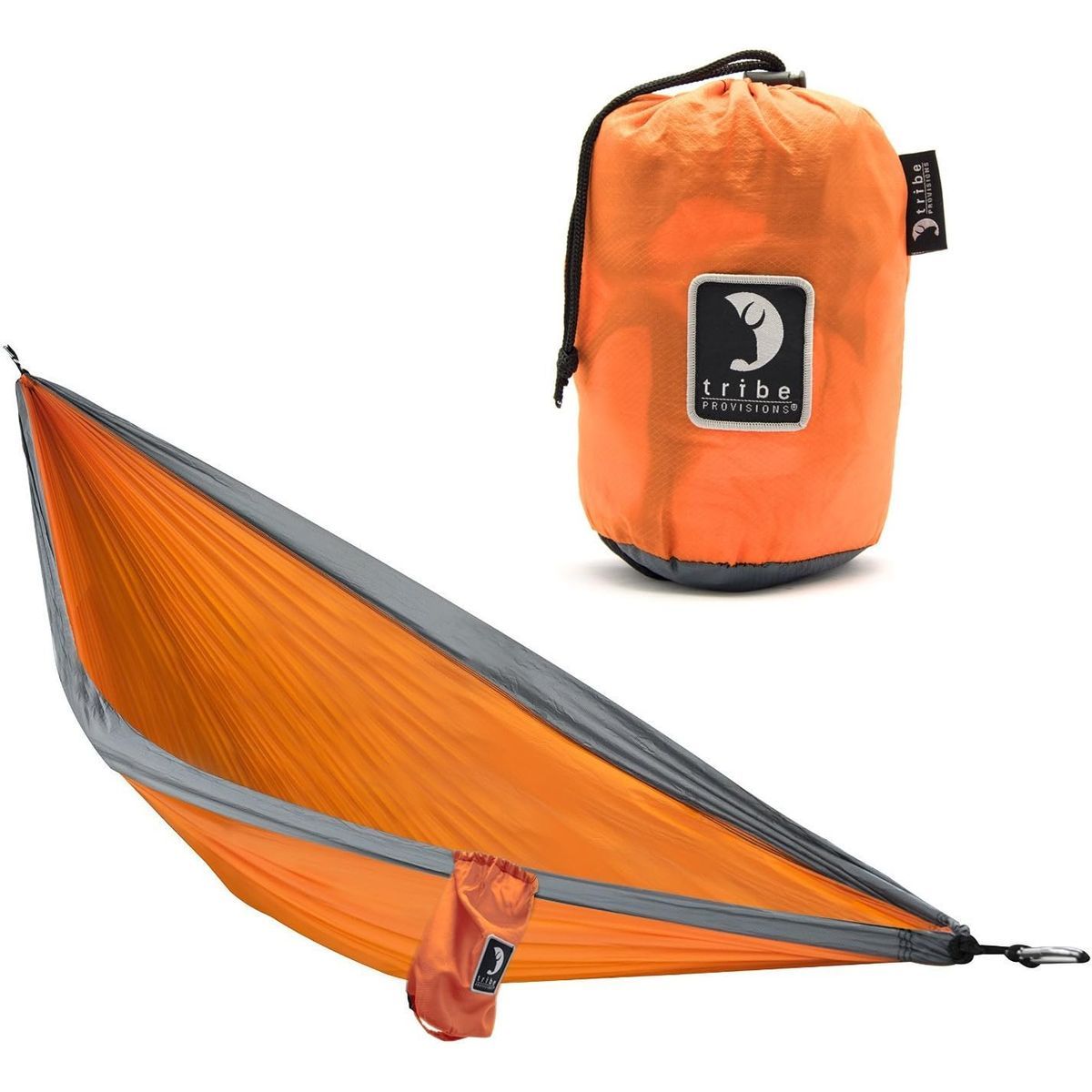 Tribe Provisions Durable Rip-Stop Nylon Double Hammock - 1-Pack