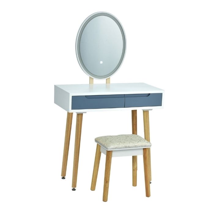 Touch Screen 3-Lighting Mode Vanity Set - Gray