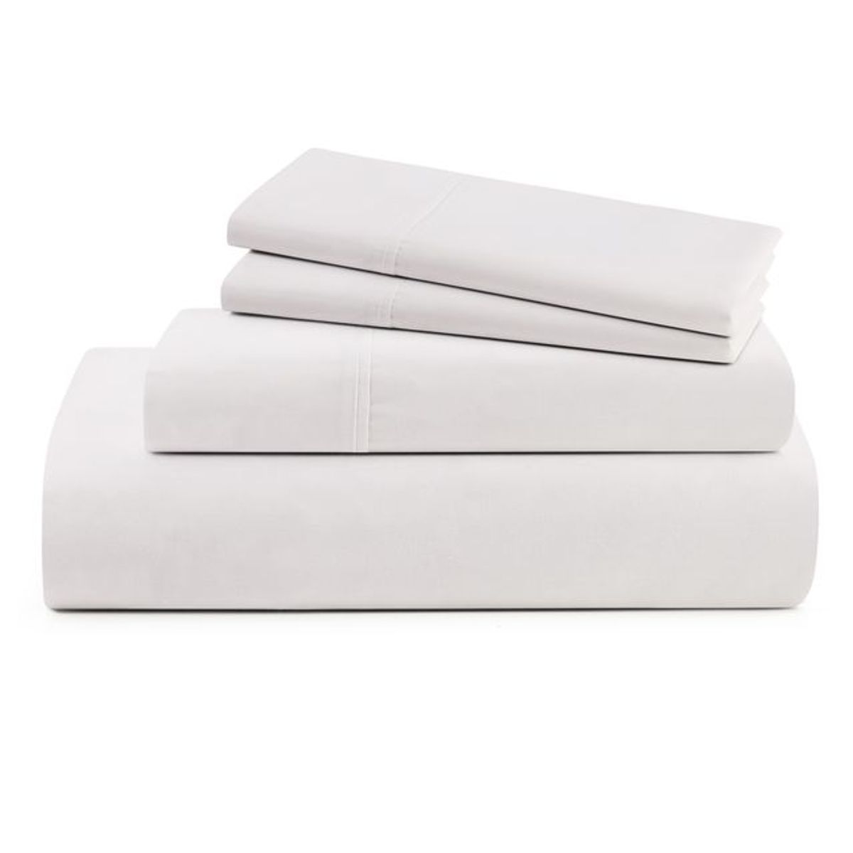 1,000-TC Egyptian Cotton Sheet Set - Twin - White