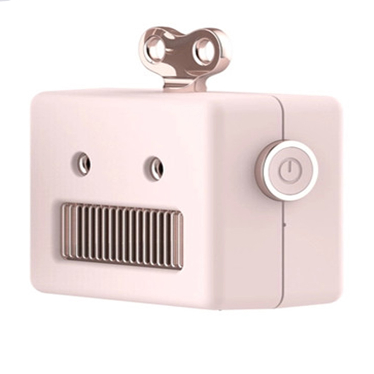 Portable Mini Retro Robot Wireless Bluetooth Speaker - Pink