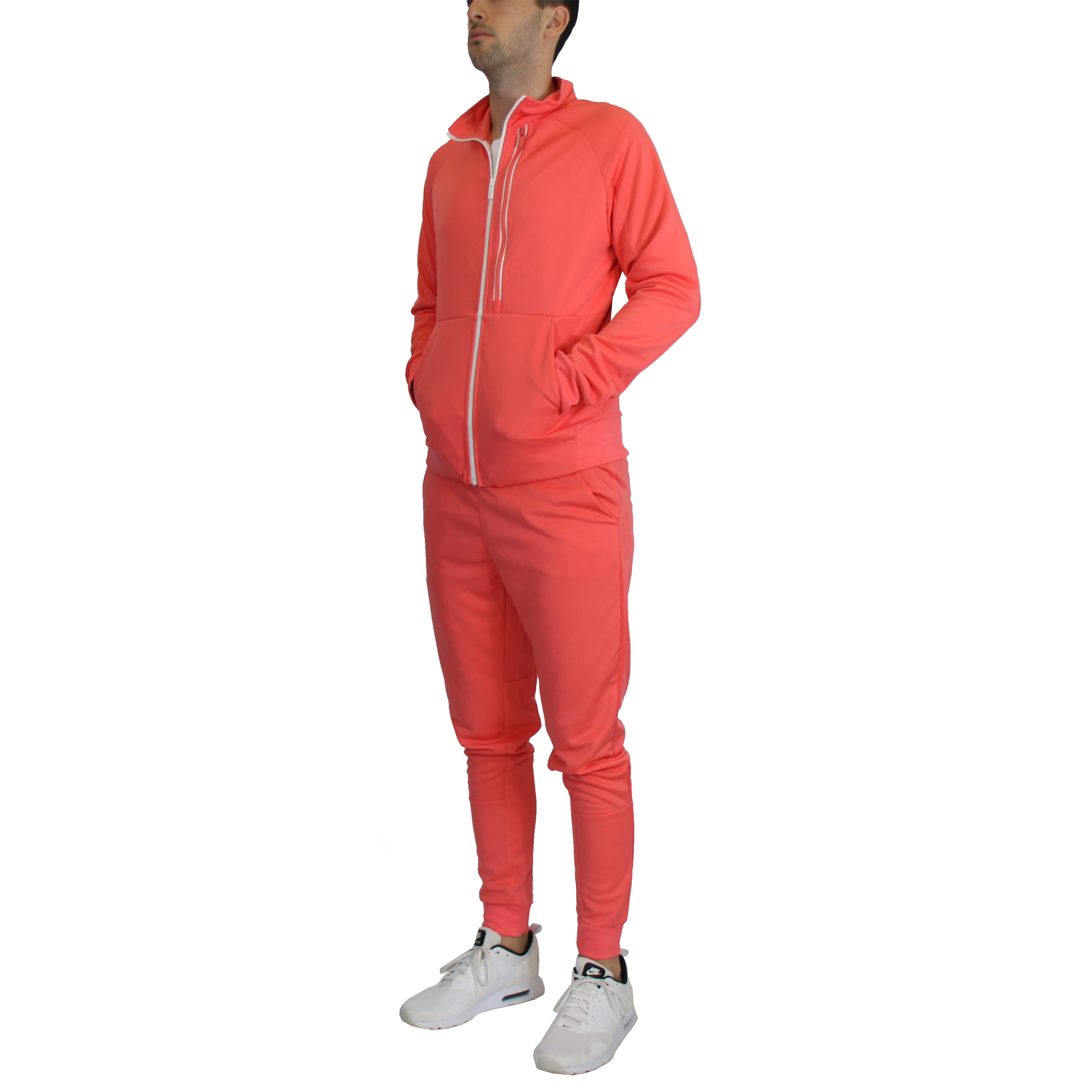 Men's Moisture-Wicking Quick-Dry Solid Tracksuit - M2TR-400 - SA - M