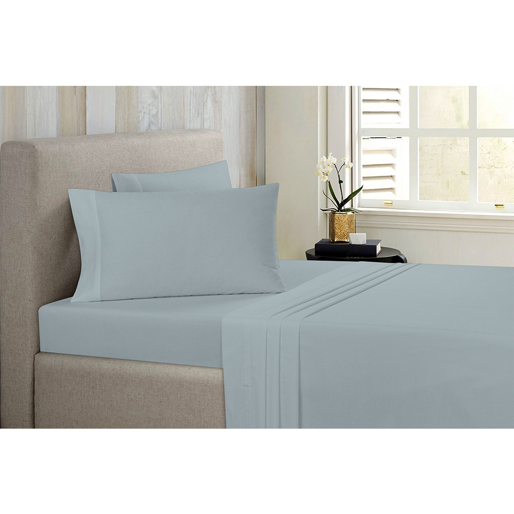 Bibb Home® Antimicrobial Bamboo Sheet Set - Twin - Aqua