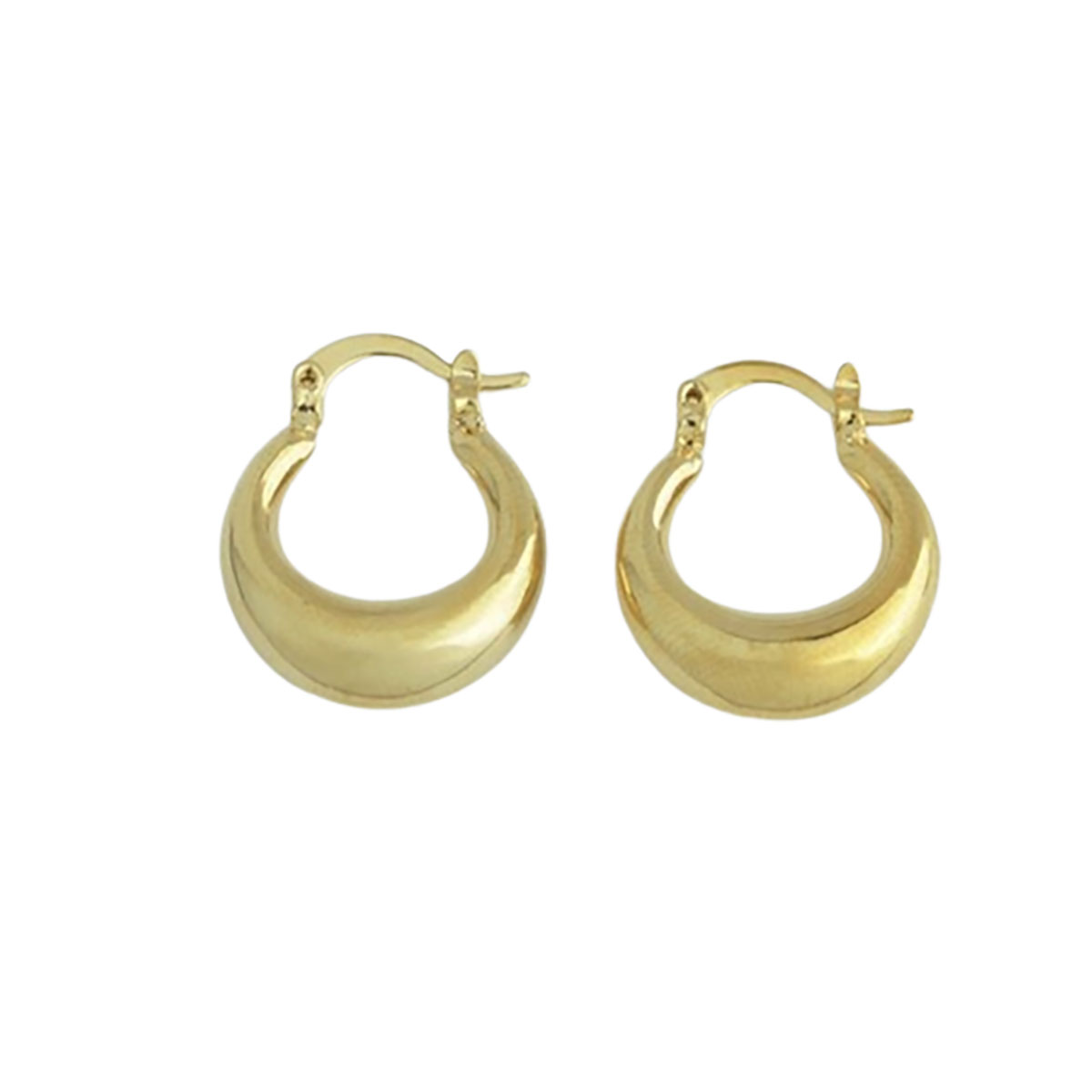 18K Gold-Filled Classy Hoop Earrings - ##6