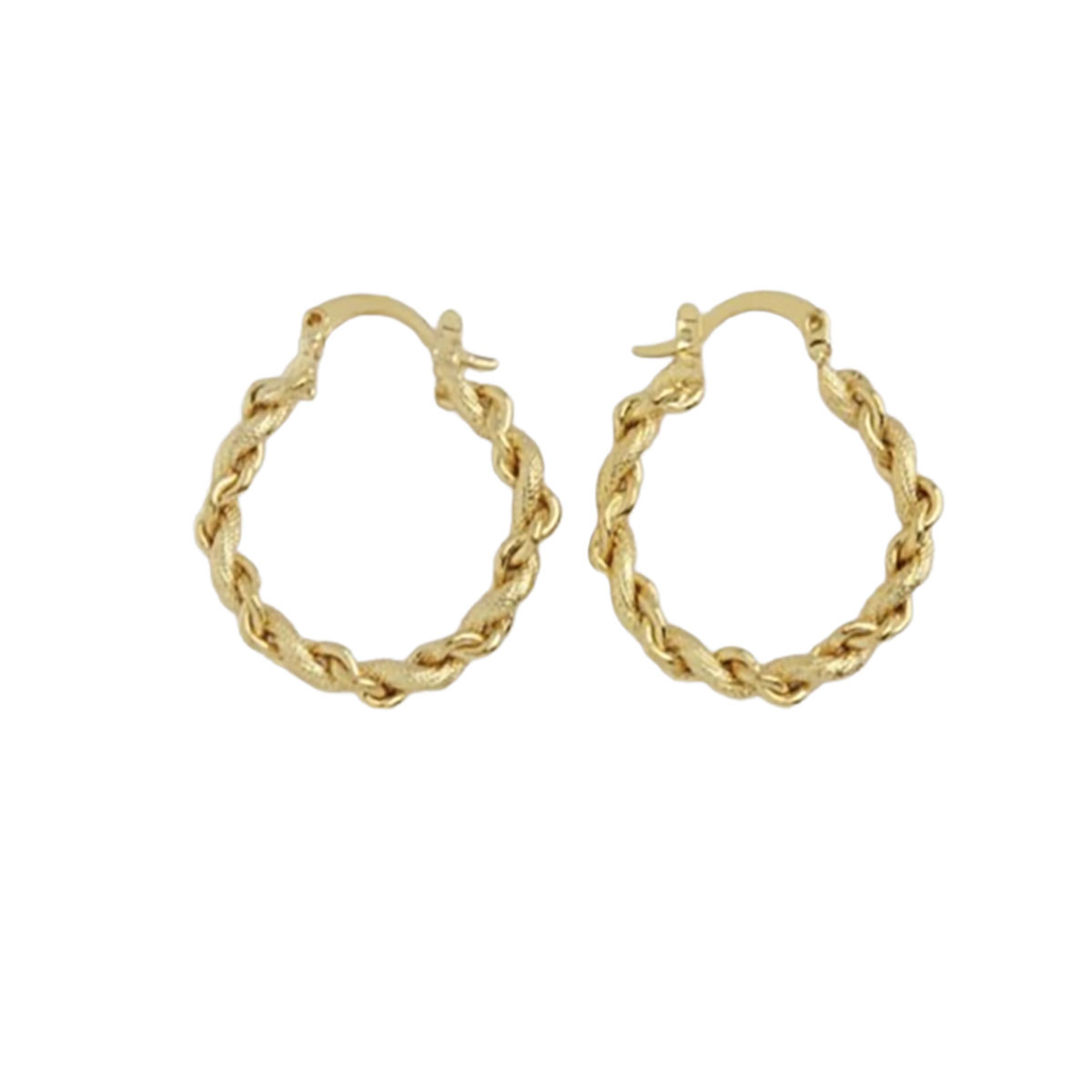 18K Gold-Filled Classy Hoop Earrings - ##7
