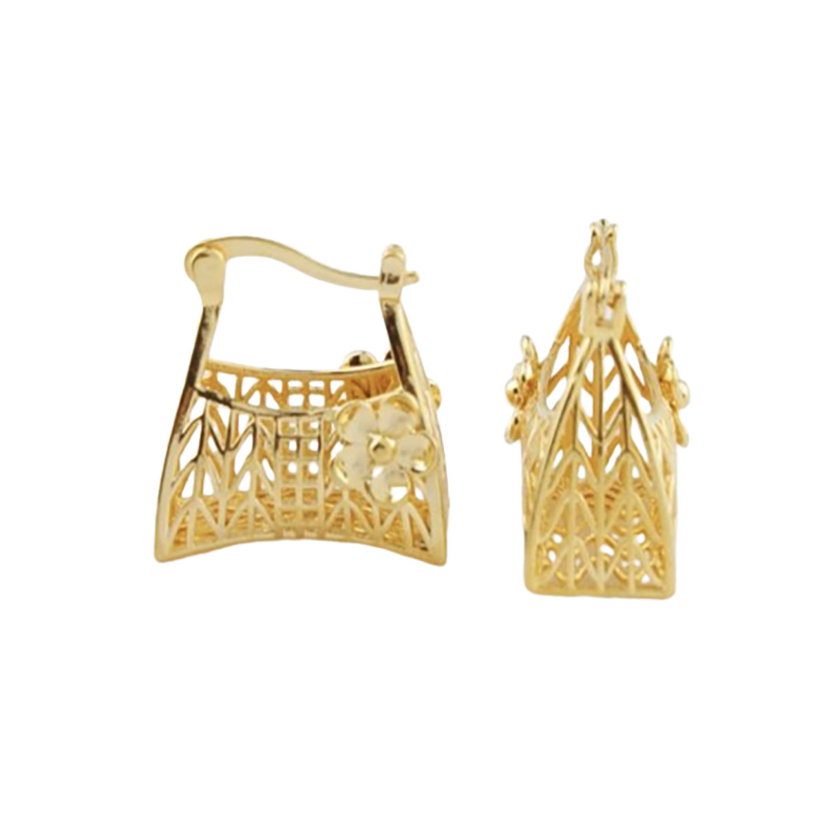 18K Gold-Filled Classy Hoop Earrings - ##8
