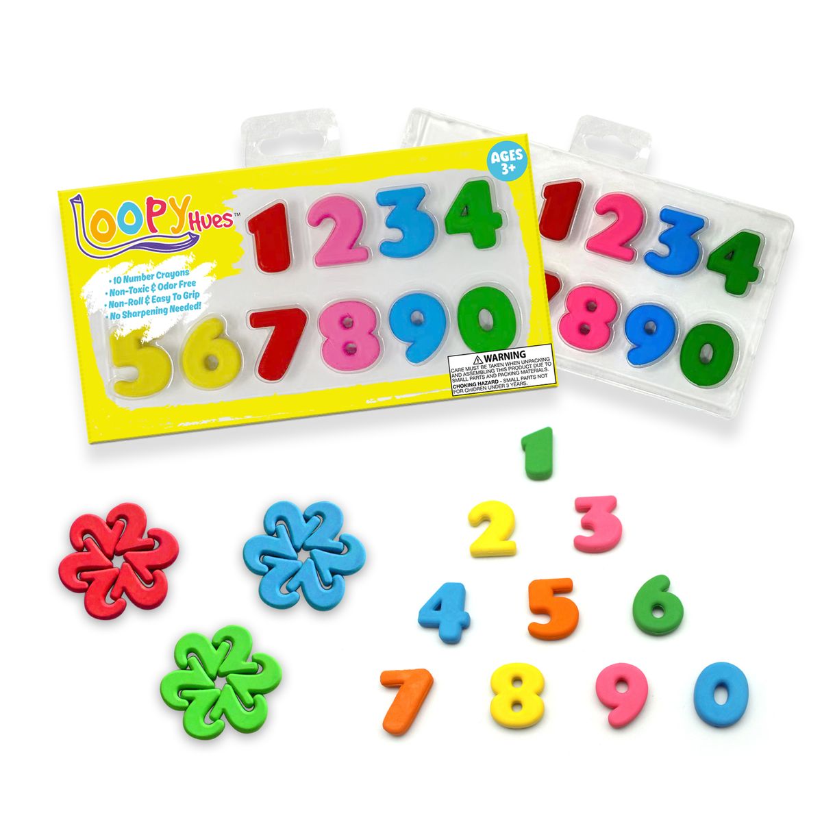Loopy Hues Bendable Crayons - Loopy Hues 10 Pack Number