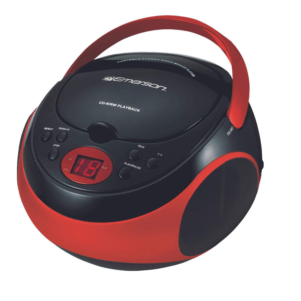 Emerson Portable CD Player Radio - Red