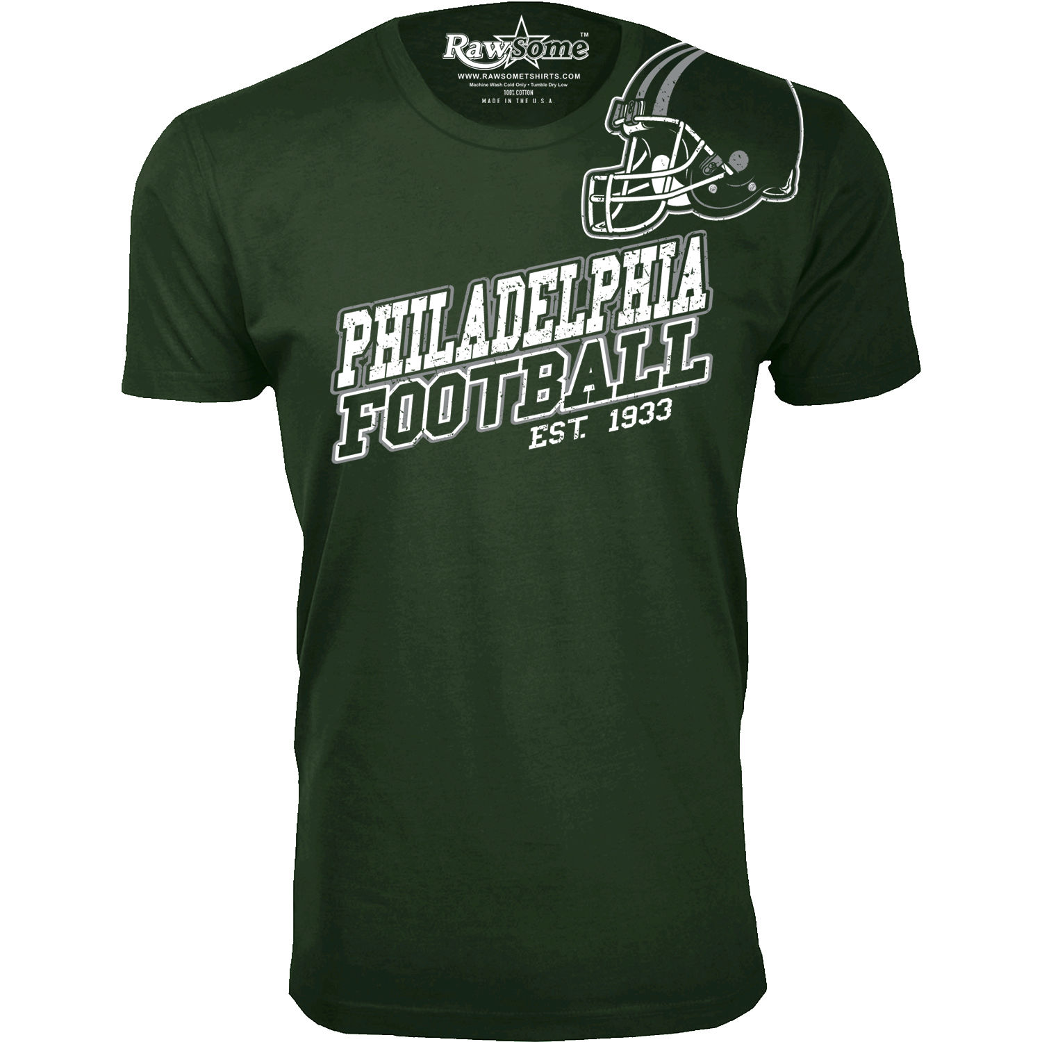 Men's Football Team T-Shirt - Philadelphia - F.Green / XL