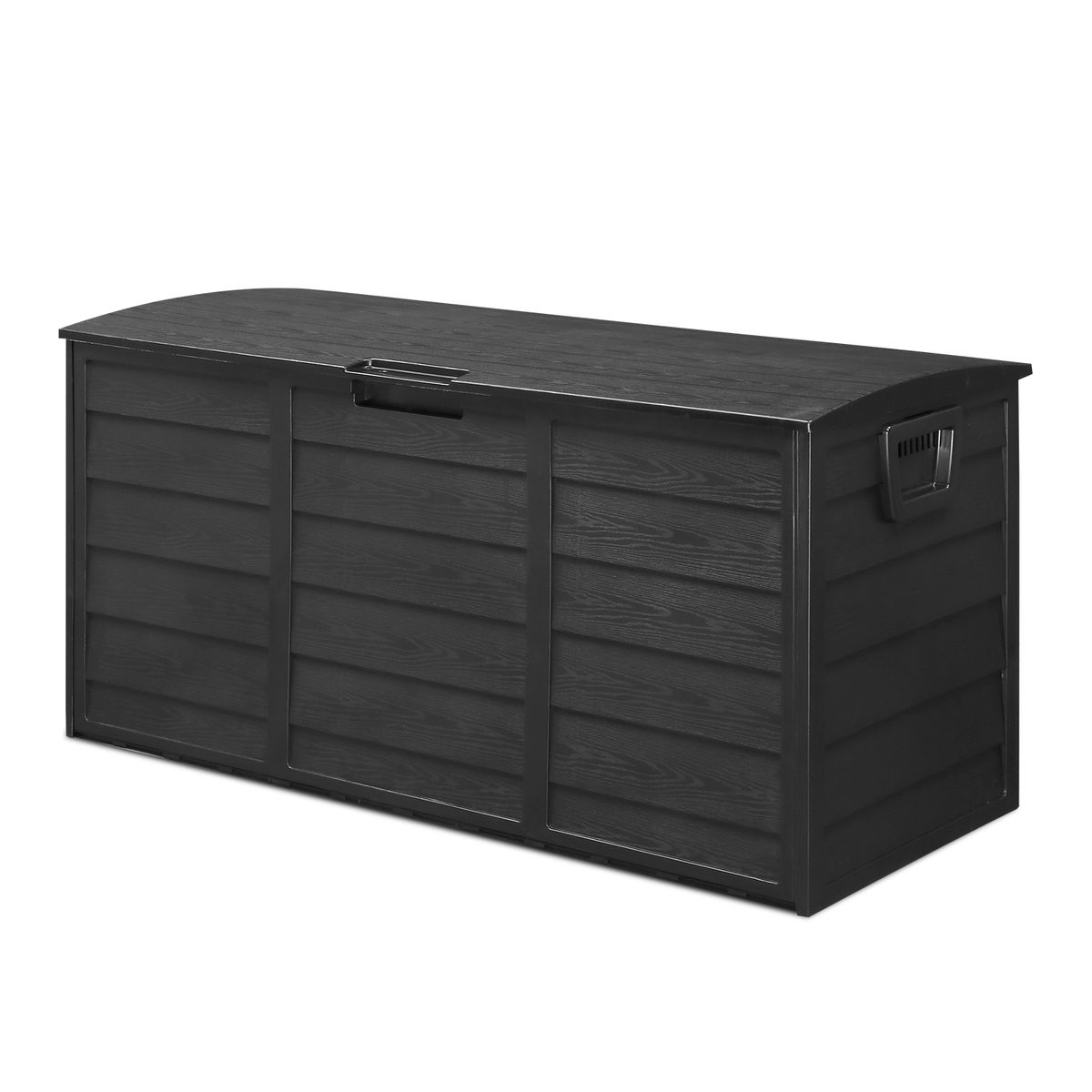 75-Gallon Outdoor Plastic Storage Deck Box - Black